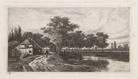 TvB G 1861
<br/>
Boerderij aan het water
<br/>
<em>Lokhorst, Jan van (1837-na 1874)</em>